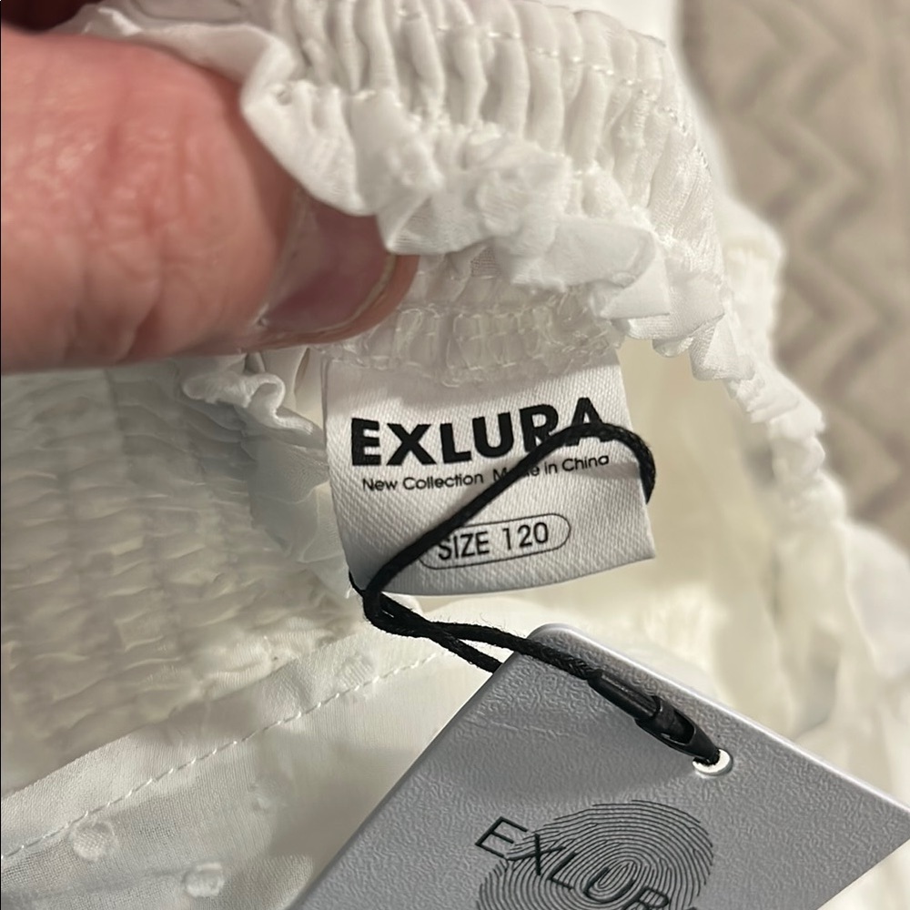 White Kids Dress - Picture 11 of 11
